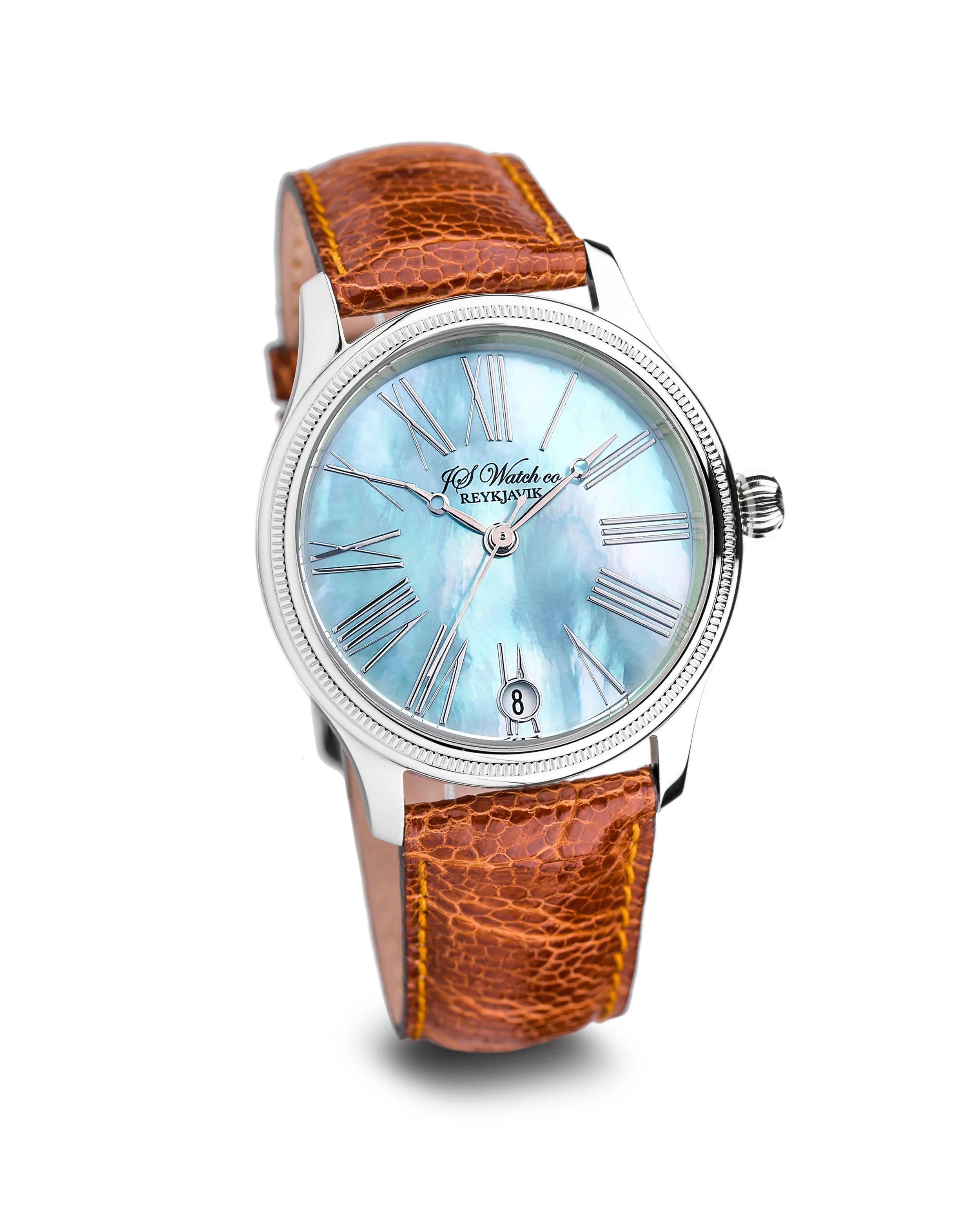 JS Watch Company Reykjavik — 101 Art Deco Blue